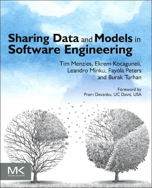 Coperta cărții "Sharing Data and Models in Software Engineering" de autor necunoscut