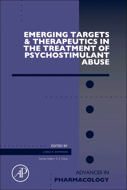 Coperta cărții "Emerging Targets and Therapeutics in the Treatment of Psychostimulant Abuse" de autor necunoscut