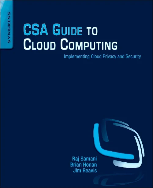 Coperta cărții "CSA Guide to Cloud Computing" de autor necunoscut