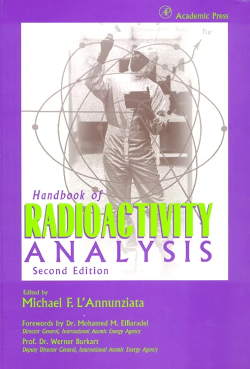 Coperta cărții "Handbook of Radioactivity Analysis" de autor necunoscut