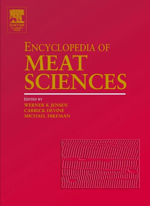 Coperta cărții "Encyclopedia of Meat Sciences" de autor necunoscut