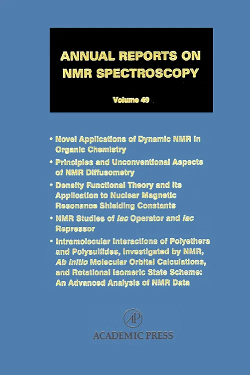 Coperta cărții "Annual Reports on NMR Spectroscopy" de autor necunoscut