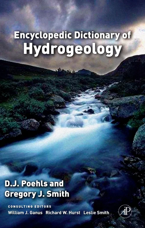 Coperta cărții "Encyclopedic Dictionary of Hydrogeology" de autor necunoscut