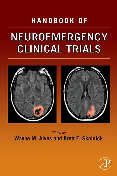 Coperta cărții "Handbook of Neuroemergency Clinical Trials" de autor necunoscut