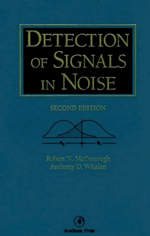 Coperta cărții "Detection of Signals in Noise" de autor necunoscut