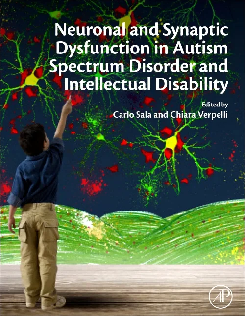Coperta cărții "Neuronal and Synaptic Dysfunction in Autism Spectrum Disorder and Intellectual Disability" de autor necunoscut