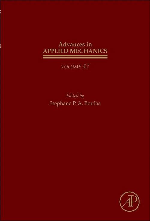 Coperta cărții "Advances in Applied Mechanics" de autor necunoscut