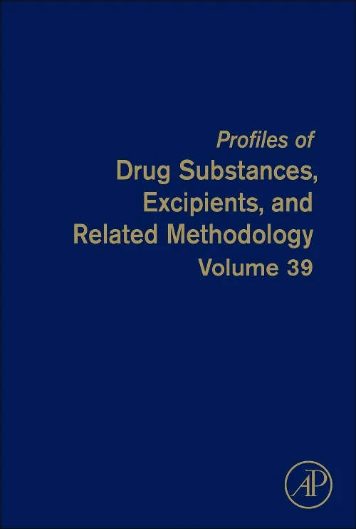 Coperta cărții "Profiles of Drug Substances, Excipients and Related Methodology" de autor necunoscut