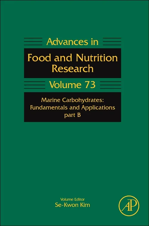 Coperta cărții "Marine Carbohydrates: Fundamentals and Applications, Part B" de autor necunoscut