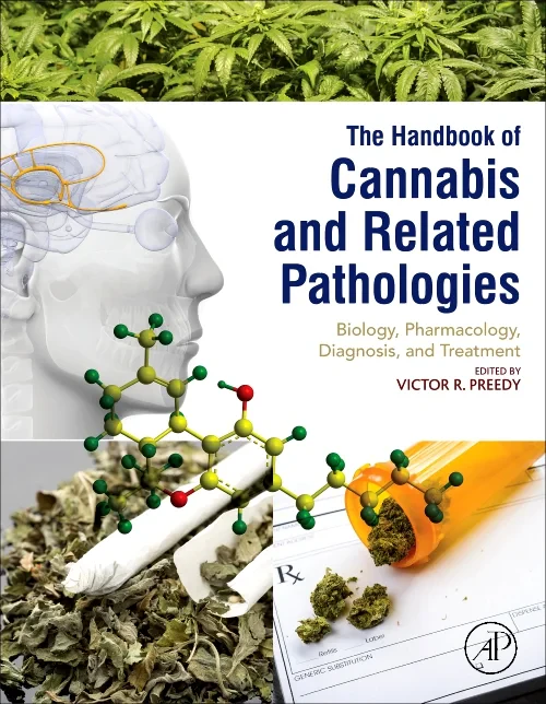 Coperta cărții "Handbook of Cannabis and Related Pathologies" de autor necunoscut