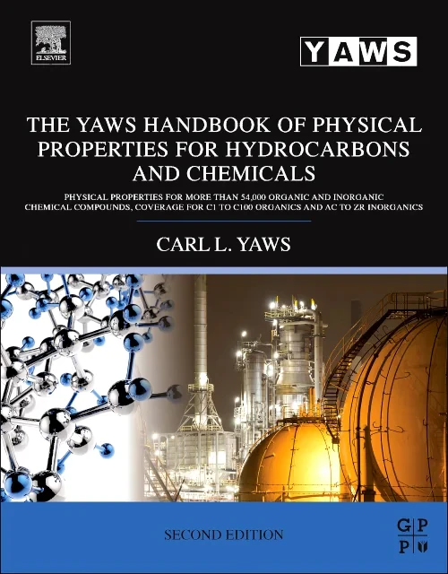 Coperta cărții "The Yaws Handbook of Physical Properties for Hydrocarbons and Chemicals" de autor necunoscut