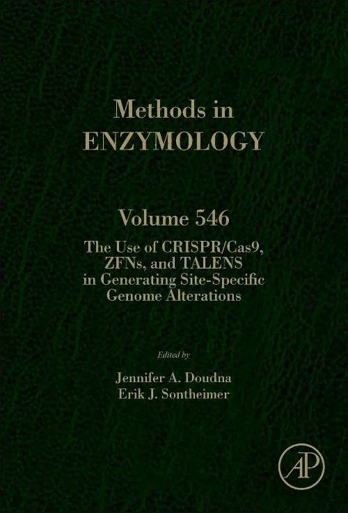 Coperta cărții "The Use of CRISPR/cas9, ZFNs, TALENs in Generating Site-Specific Genome Alterations" de autor necunoscut