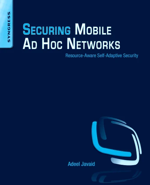 Coperta cărții "Securing Mobile Ad Hoc Networks" de autor necunoscut