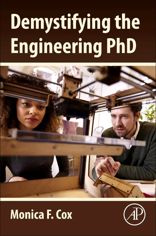 Coperta cărții "Demystifying the Engineering PhD" de autor necunoscut