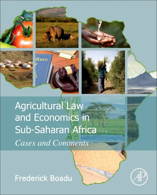 Coperta cărții "Agricultural Law and Economics in Sub-Saharan Africa" de autor necunoscut