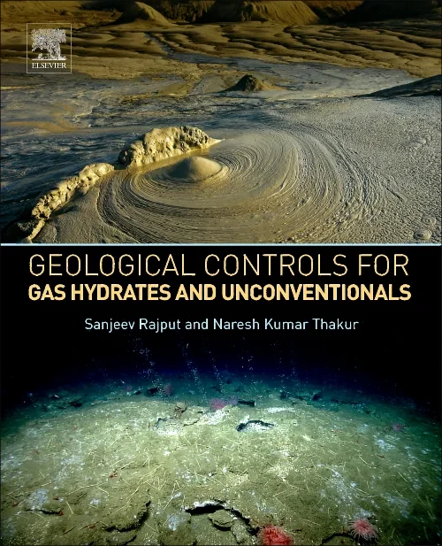Coperta cărții "Geological Controls for Gas Hydrates and Unconventionals" de autor necunoscut