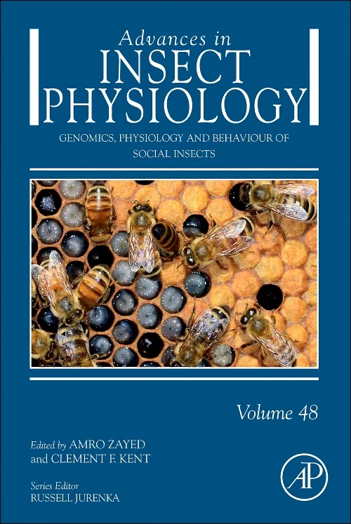 Coperta cărții "Genomics, Physiology and Behaviour of Social Insects" de autor necunoscut