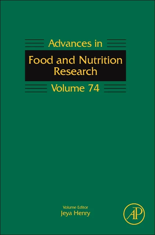 Coperta cărții "Advances in Food and Nutrition Research" de autor necunoscut