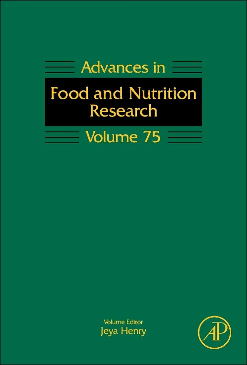 Coperta cărții "Advances in Food and Nutrition Research" de autor necunoscut