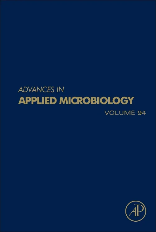 Coperta cărții "Advances in Applied Microbiology" de autor necunoscut