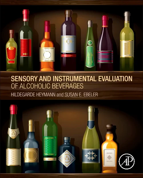 Coperta cărții "Sensory and Instrumental Evaluation of Alcoholic Beverages" de autor necunoscut