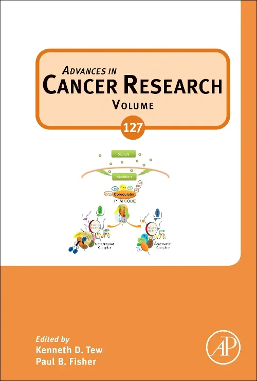 Coperta cărții "Advances in Cancer Research" de autor necunoscut