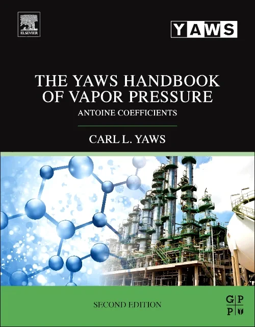 Coperta cărții "The Yaws Handbook of Vapor Pressure" de autor necunoscut