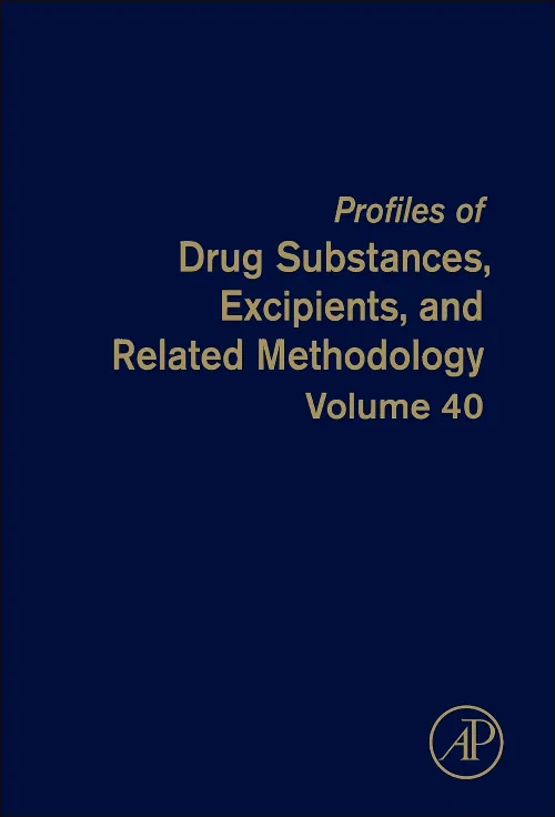 Coperta cărții "Profiles of Drug Substances, Excipients and Related Methodology" de autor necunoscut
