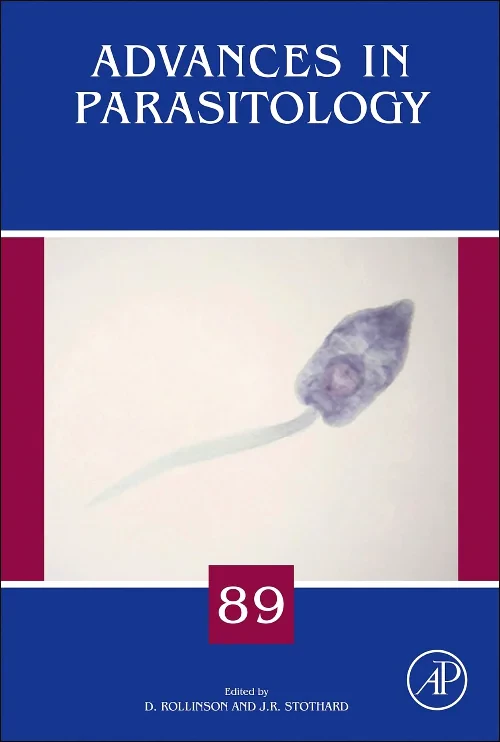 Coperta cărții "Advances in Parasitology" de autor necunoscut