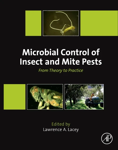 Coperta cărții "Microbial Control of Insect and Mite Pests" de autor necunoscut