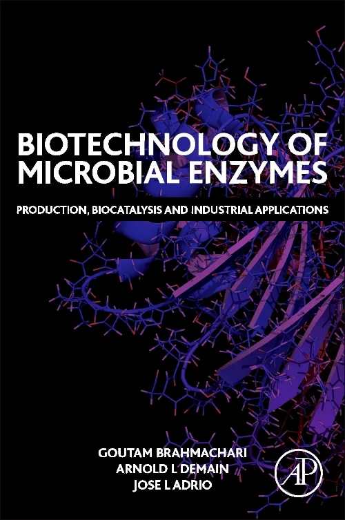 Coperta cărții "Biotechnology of Microbial Enzymes" de autor necunoscut