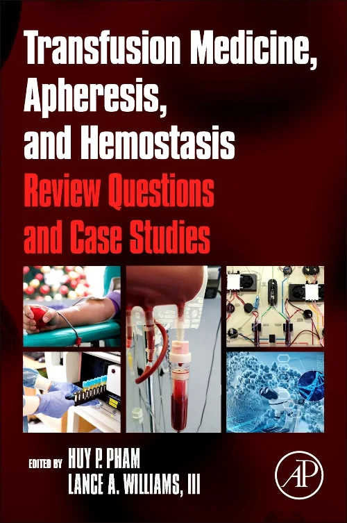Coperta cărții "Transfusion Medicine, Apheresis, and Hemostasis" de autor necunoscut