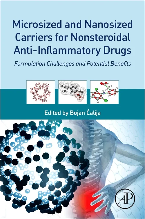 Coperta cărții "Microsized and Nanosized Carriers for Nonsteroidal Anti-Inflammatory Drugs" de autor necunoscut