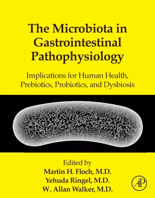 Coperta cărții "The Microbiota in Gastrointestinal Pathophysiology" de autor necunoscut