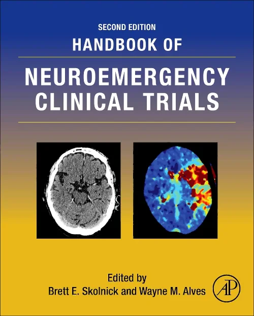 Coperta cărții "Handbook of Neuroemergency Clinical Trials" de autor necunoscut