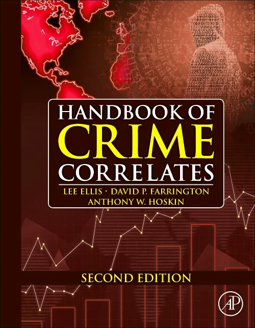 Coperta cărții "Handbook of Crime Correlates" de autor necunoscut