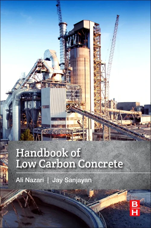 Coperta cărții "Handbook of Low Carbon Concrete" de autor necunoscut