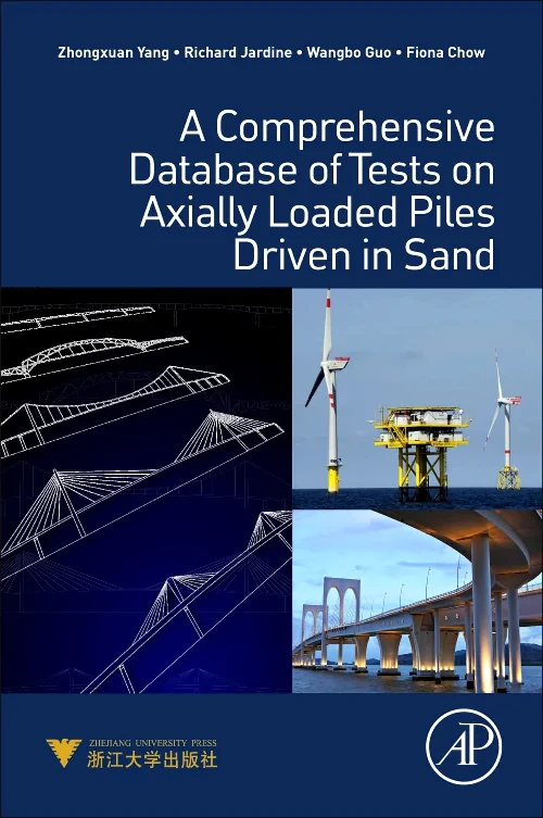 Coperta cărții "A Comprehensive Database of Tests on Axially Loaded Piles Driven in Sand" de autor necunoscut