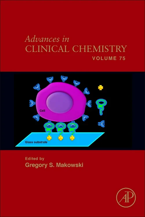 Coperta cărții "Advances in Clinical Chemistry" de autor necunoscut