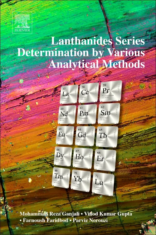 Coperta cărții "Lanthanides Series Determination by Various Analytical Methods" de autor necunoscut