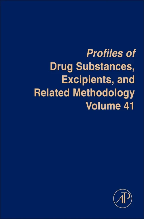 Coperta cărții "Profiles of Drug Substances, Excipients and Related Methodology" de autor necunoscut
