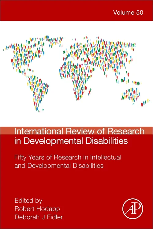 Coperta cărții "International Review of Research in Developmental Disabilities" de autor necunoscut