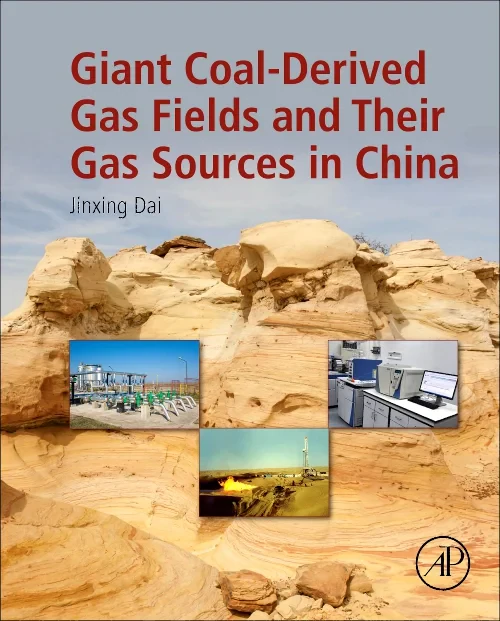 Coperta cărții "Giant Coal-Derived Gas Fields and Their Gas Sources in China" de autor necunoscut