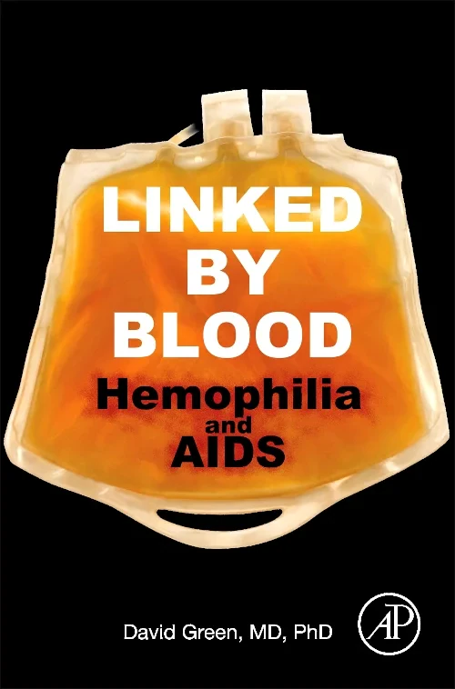 Coperta cărții "Linked by Blood: Hemophilia and AIDS" de autor necunoscut