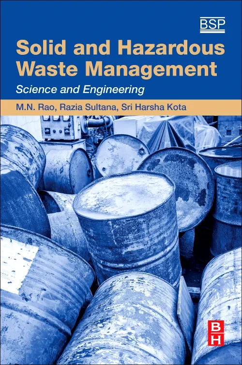 Coperta cărții "Solid and Hazardous Waste Management" de autor necunoscut