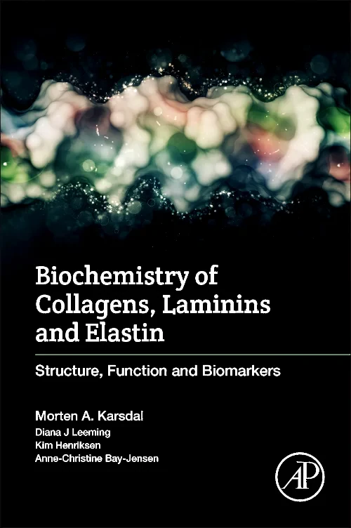 Coperta cărții "Biochemistry of Collagens, Laminins and Elastin" de autor necunoscut
