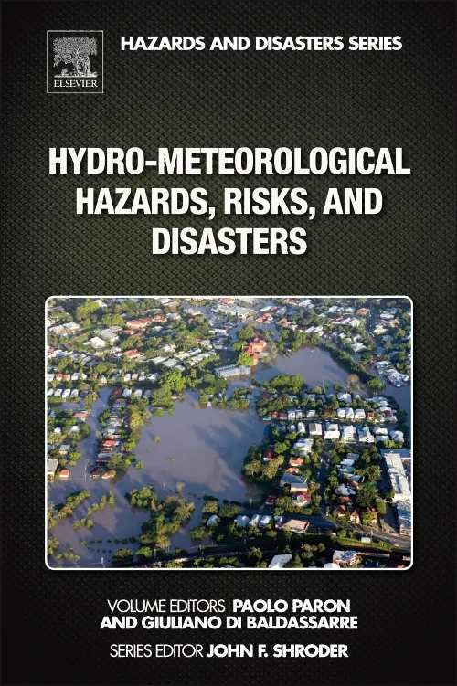 Coperta cărții "Hydro-Meteorological Hazards, Risks, and Disasters" de autor necunoscut