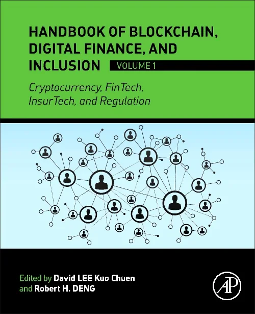 Coperta cărții "Handbook of Blockchain, Digital Finance, and Inclusion, Volume 1" de autor necunoscut