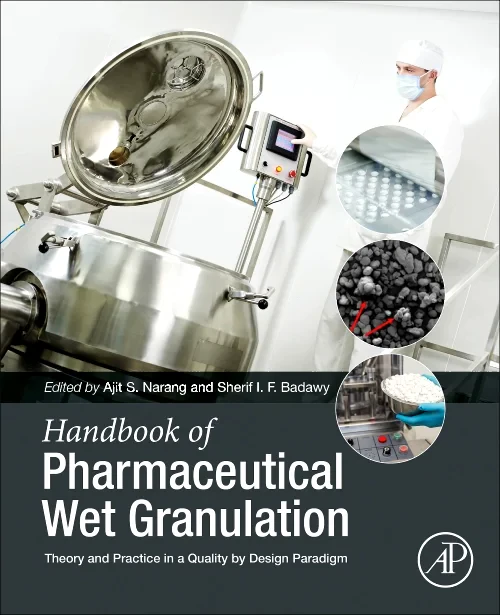 Coperta cărții "Handbook of Pharmaceutical Wet Granulation" de autor necunoscut
