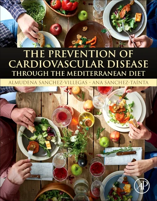 Coperta cărții "The Prevention of Cardiovascular Disease through the Mediterranean Diet" de autor necunoscut